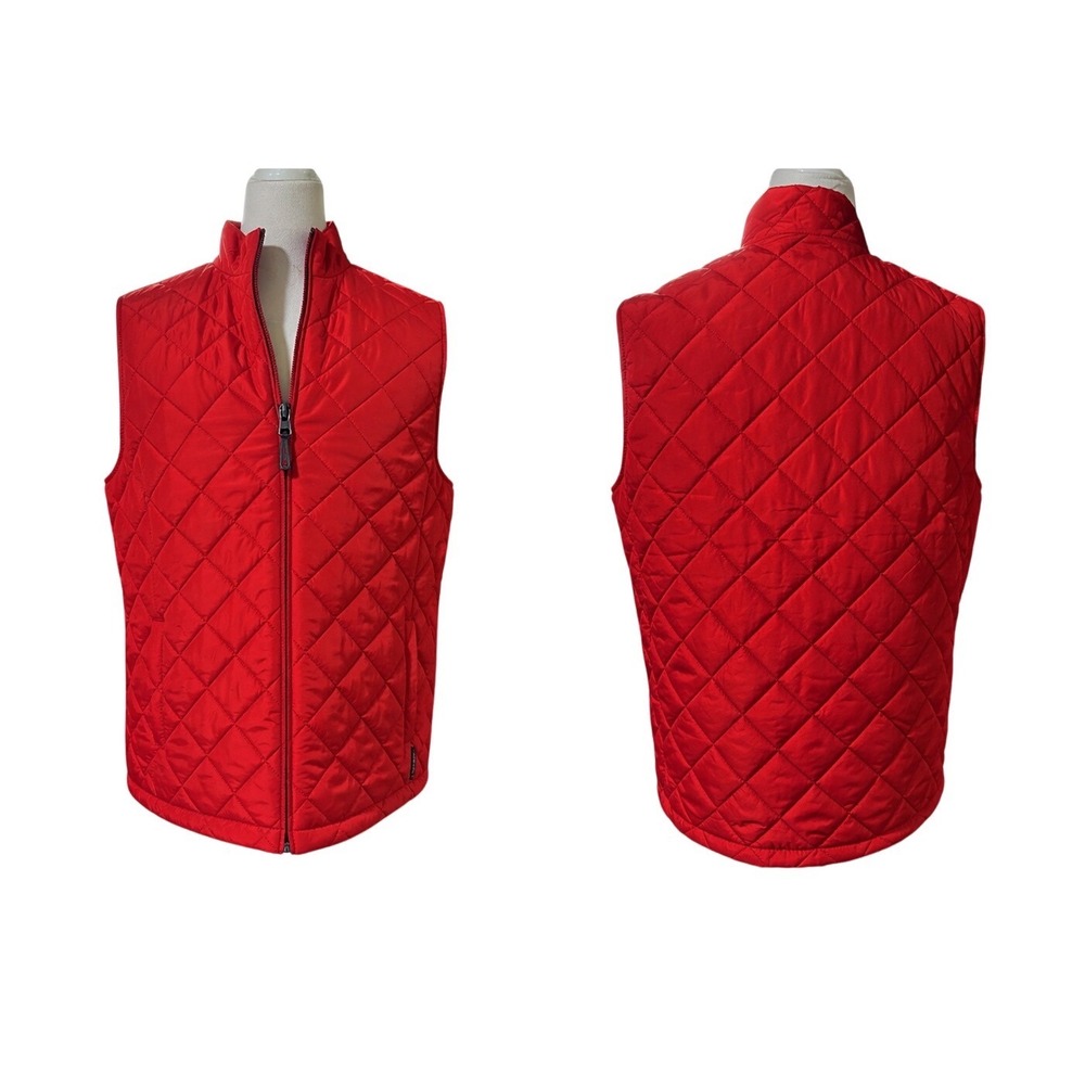 Hawke & Co Quilted Vest Performance Red Large Mens Everyday Gorpcore Layering